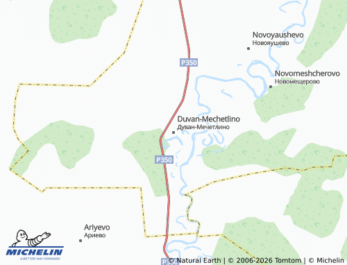 MICHELIN-Landkarte Duvan-Mechetlino - ViaMichelin