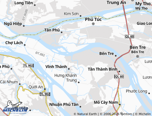 Mapa MICHELIN Phú Sơn - ViaMichelin