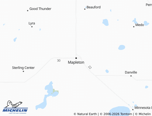 Mapa MICHELIN Mapleton - ViaMichelin