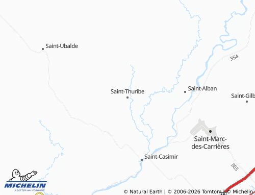 MICHELIN Saint-Thuribe map - ViaMichelin