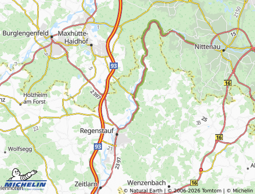 MICHELIN Ramspau map - ViaMichelin