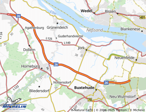 MICHELIN Wester Ladekop map - ViaMichelin