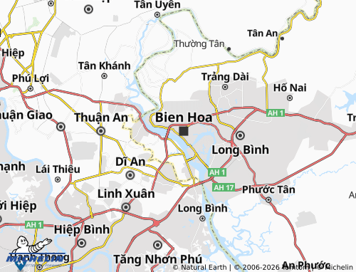 MICHELIN Thanh Binh map - ViaMichelin