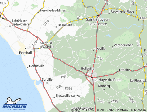 MICHELIN Saint-Nicolas-de-Pierrepont map - ViaMichelin