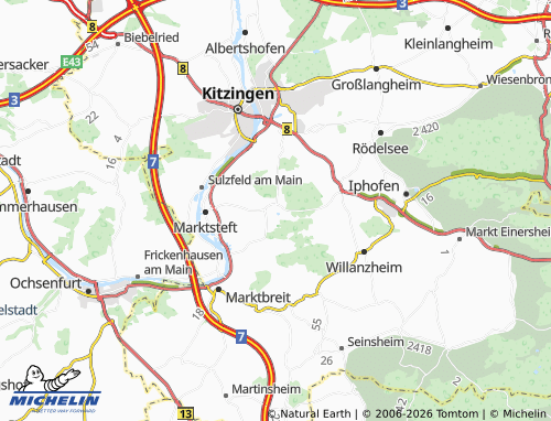 Carte MICHELIN Michelfeld - ViaMichelin