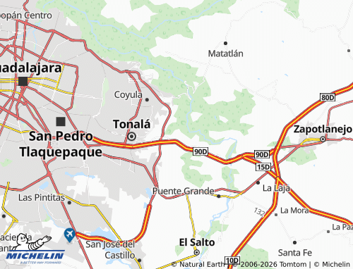 MICHELIN Paseos de La Ca map - ViaMichelin