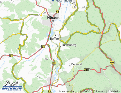 MICHELIN Fürstenberg map - ViaMichelin