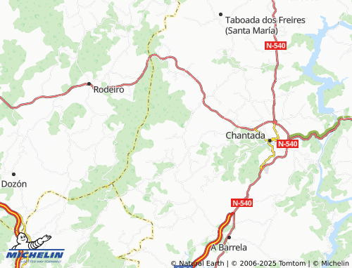MICHELIN Requeixo (Santiago) map - ViaMichelin