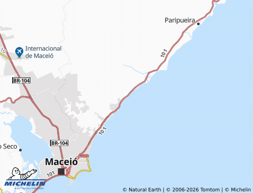 Mappa MICHELIN Riacho Doce - ViaMichelin