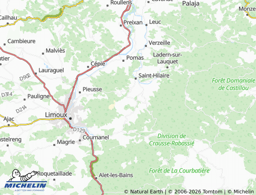 MICHELIN Gardie map - ViaMichelin