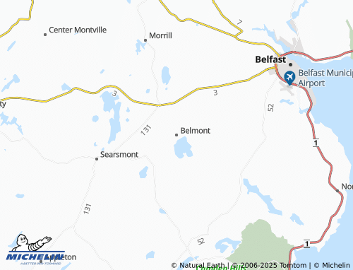 MICHELIN Belmont map - ViaMichelin
