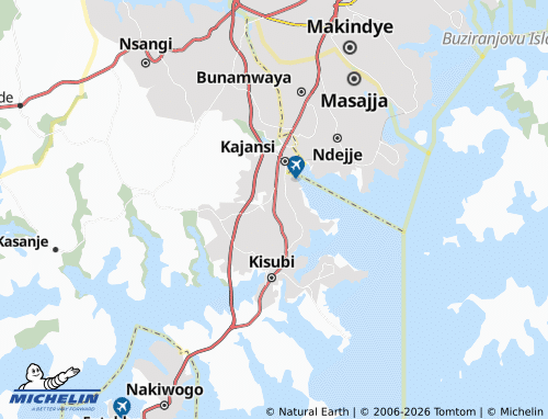 MICHELIN Kitende map - ViaMichelin