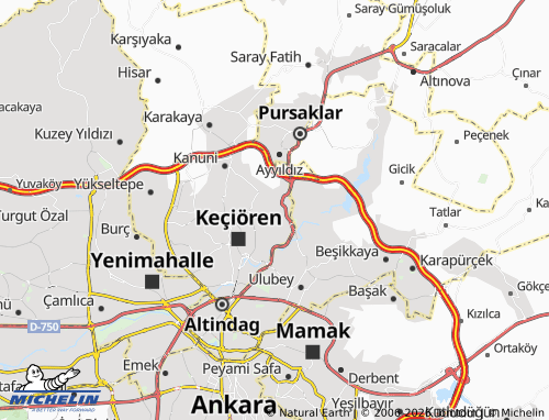 Mappa MICHELIN Aktepe - ViaMichelin