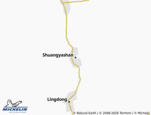 MICHELIN Shuangyashan map - ViaMichelin