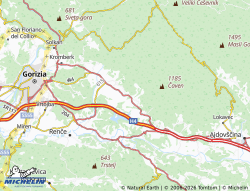 Carte MICHELIN Šempas - ViaMichelin