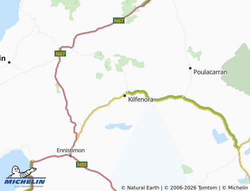 Mappa MICHELIN Kilfenora - ViaMichelin