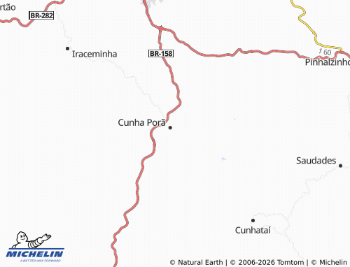 Mapa MICHELIN Cidade Alta - ViaMichelin