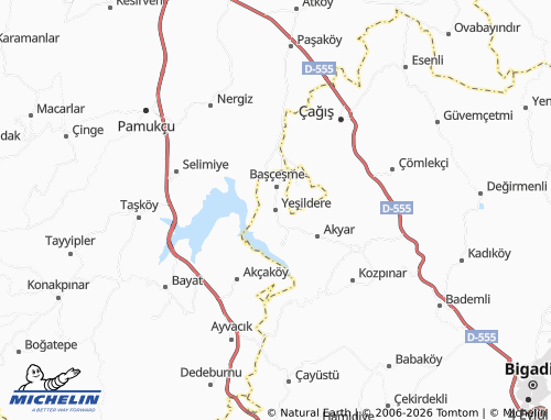 Mapa MICHELIN Yeşildere - ViaMichelin