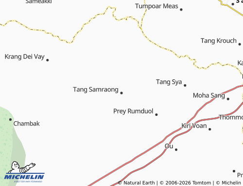 Mapa MICHELIN Tang Samraong - ViaMichelin