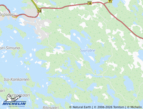Carte MICHELIN Koivula - ViaMichelin