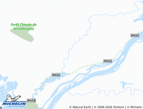 MICHELIN Dioronkoura map - ViaMichelin
