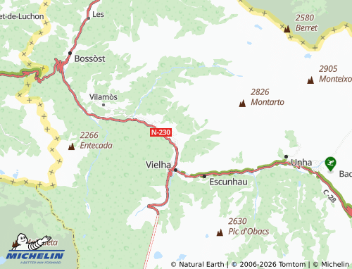 MICHELIN-Landkarte Mont - ViaMichelin