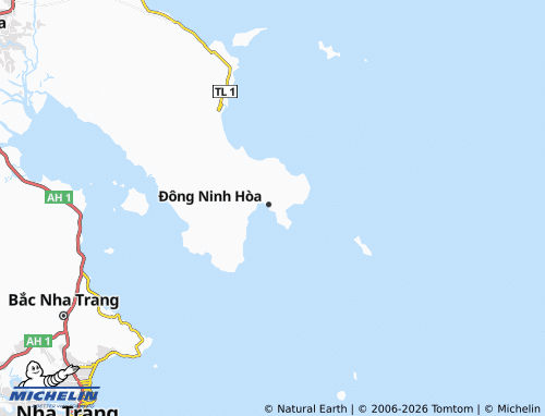 Mapa MICHELIN Ninh Vân - ViaMichelin