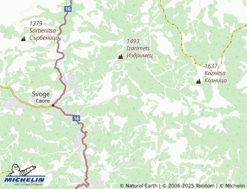 MICHELIN-Landkarte Leskovdol - ViaMichelin