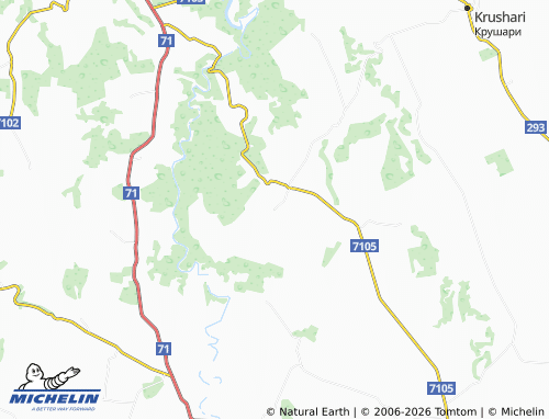 Kaart MICHELIN Tyanevo - ViaMichelin