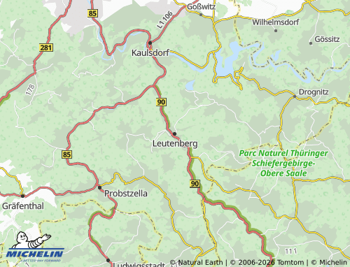 Mappa MICHELIN Leutenberg - ViaMichelin