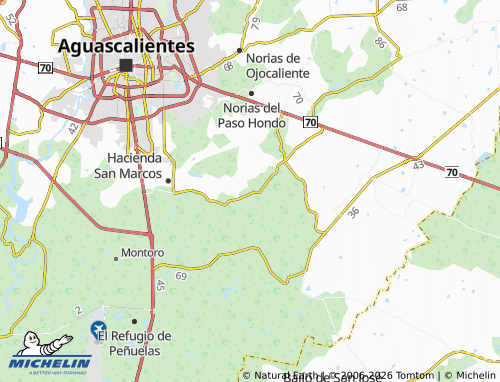MICHELIN El Guarda map - ViaMichelin