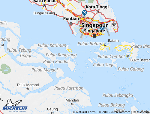 Mapa MICHELIN Karimun - ViaMichelin