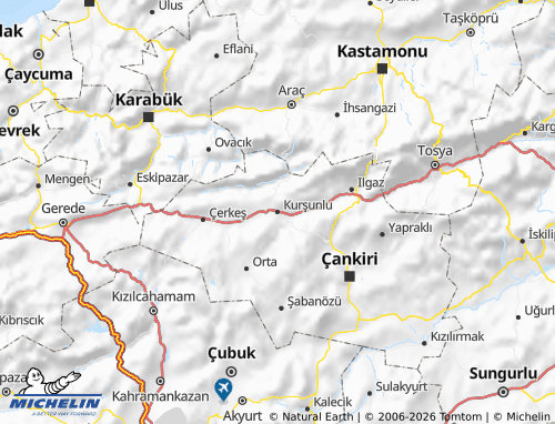 MICHELIN Kurşunlu map - ViaMichelin