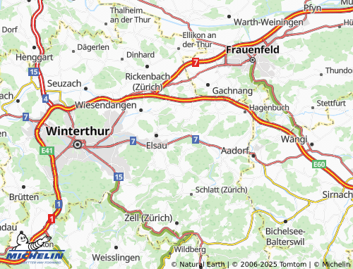 MICHELIN-Landkarte Schnasberg - ViaMichelin