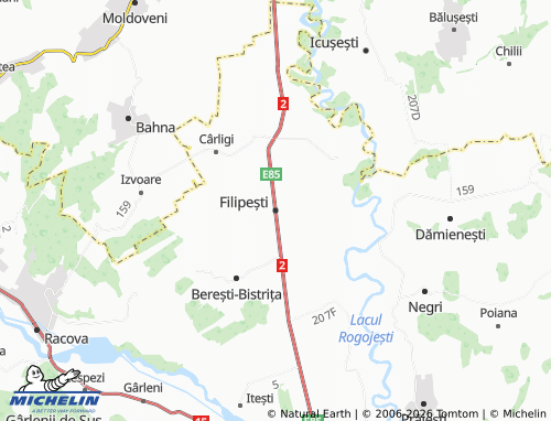 MICHELIN Filipești map - ViaMichelin