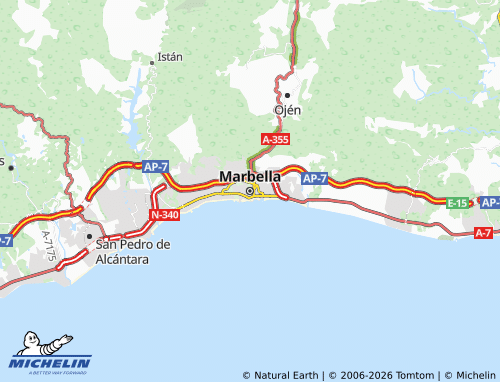 MICHELIN Marbella map - ViaMichelin