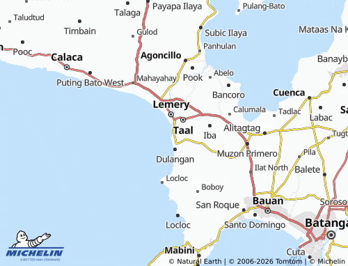 MICHELIN Butong map - ViaMichelin