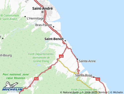 Carte MICHELIN Bras Canot - ViaMichelin