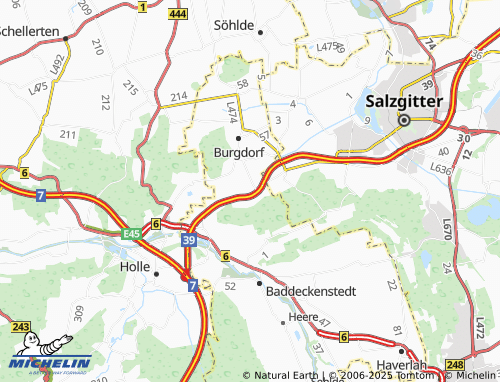 Kaart MICHELIN Westerlinde - ViaMichelin