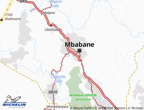 Mappa MICHELIN Mvakwelitjie - ViaMichelin