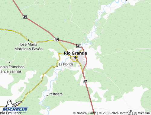 Kaart MICHELIN Río Grande - ViaMichelin