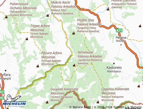 MICHELIN Dyrrachio map - ViaMichelin
