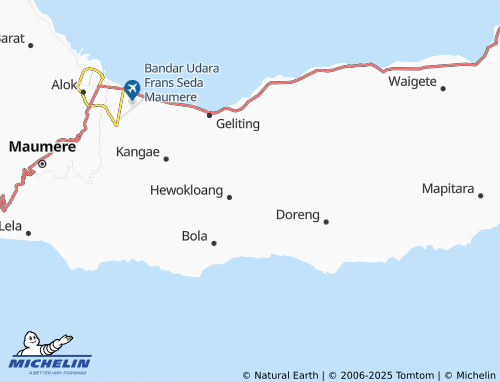 MICHELIN Kajowair map - ViaMichelin