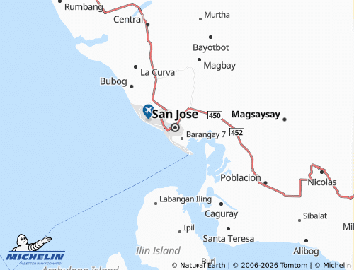 Mappa MICHELIN Barangay 6 - ViaMichelin