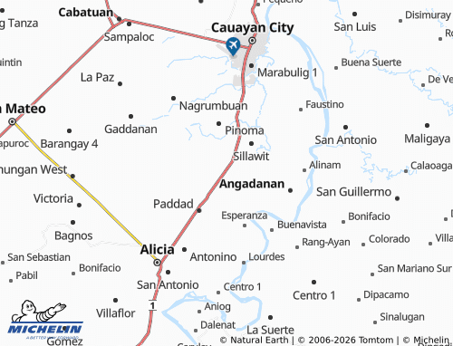 MICHELIN Rizaluna map - ViaMichelin