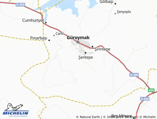 MICHELIN-Landkarte Kaleli - ViaMichelin