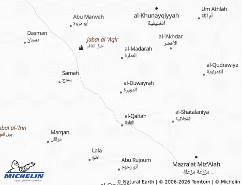 Kaart MICHELIN al-Duwayrah - ViaMichelin