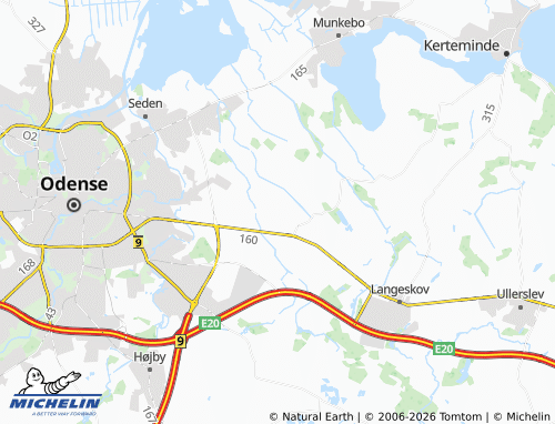 Mapa MICHELIN Marslev - ViaMichelin