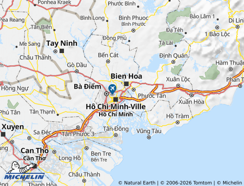 Mapa MICHELIN Thủ Đức - ViaMichelin