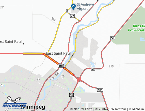 Mappa MICHELIN East Saint Paul - ViaMichelin